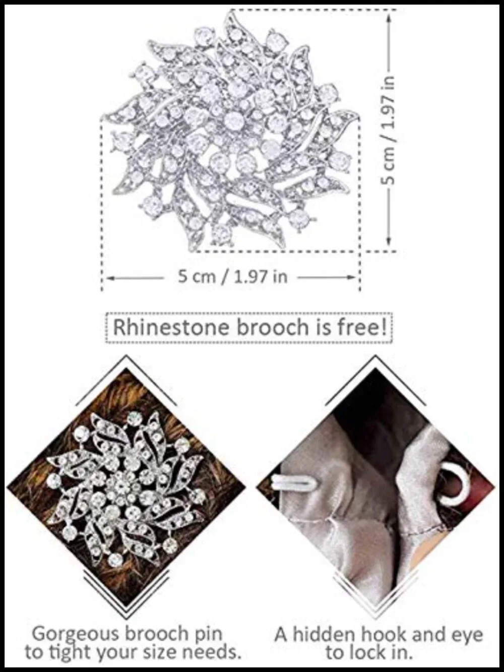Faux Fur Wrap Shawl with Clasp for Wedding Bridal Party
